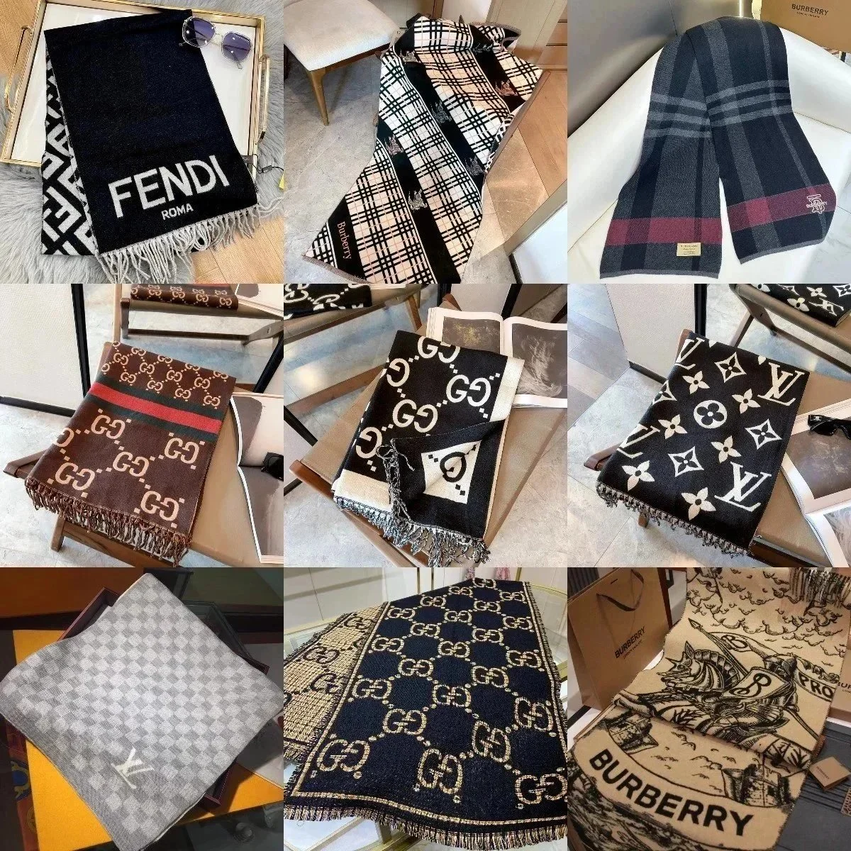 Burberry/LV/Fendi S