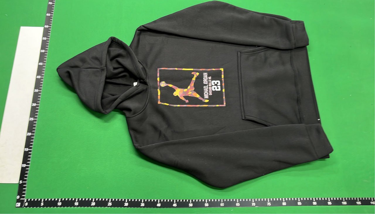  Jordan Men's Hoodie and Pants Set - Orange and Gray