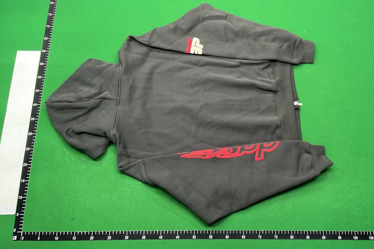 Abstract Print Hoodie - Black with Vibrant Art Design