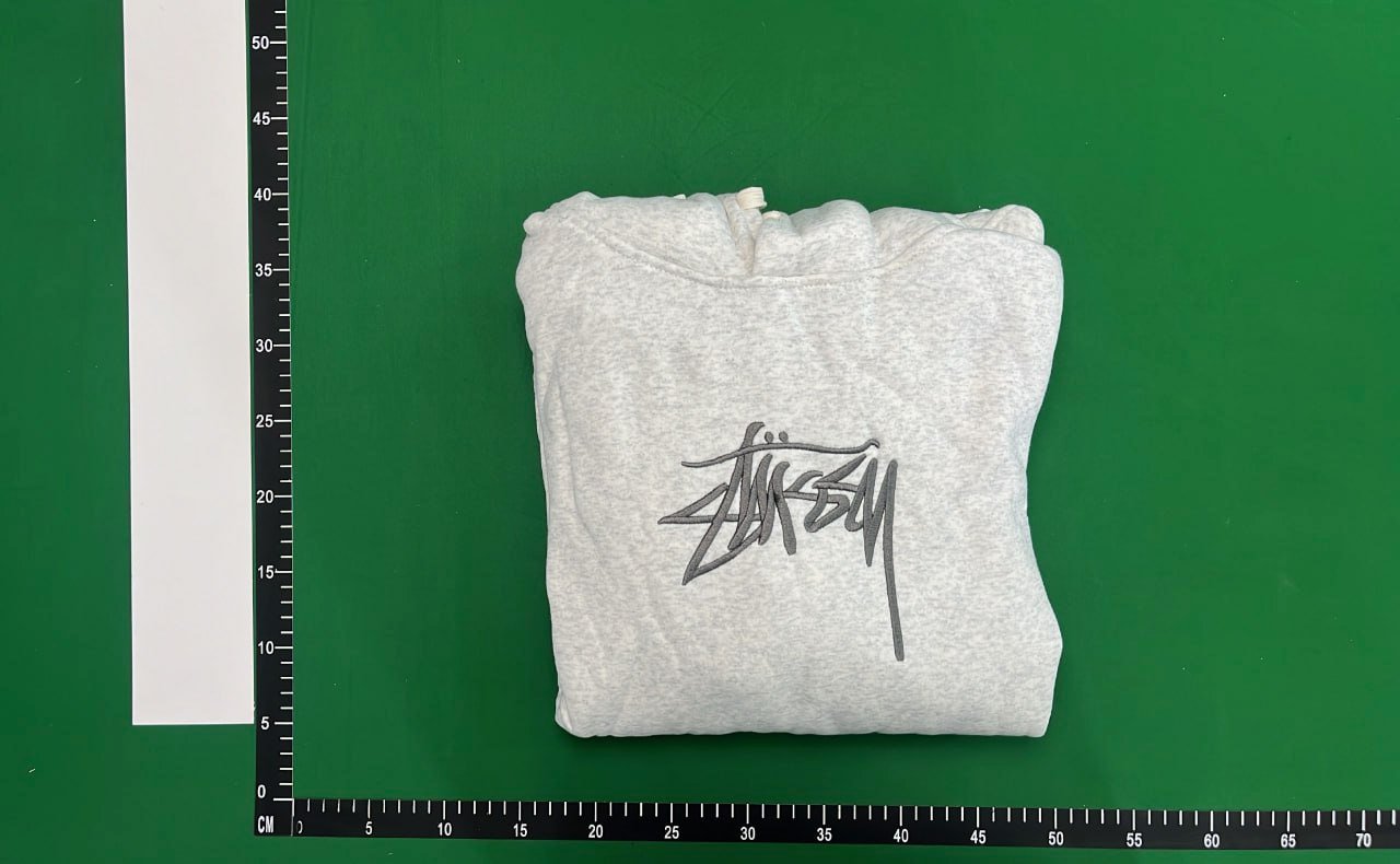 Stussy Classic Logo Hoodie - Grey